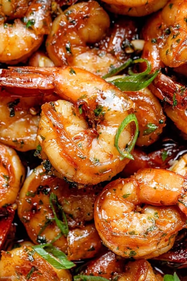 CHILI GARLIC SHRIMP.